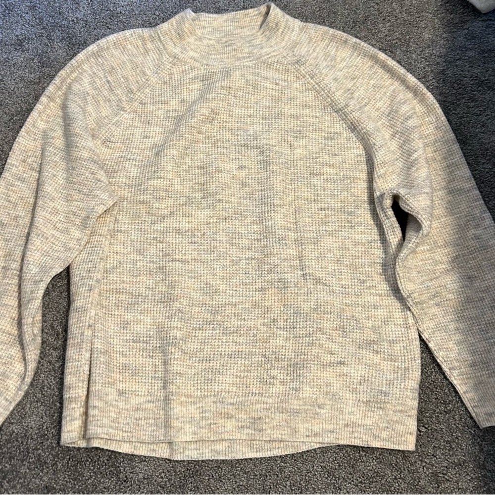 Gap, medium, beige turtleneck sweater